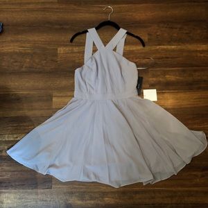 Grey Lulus Midi Dress